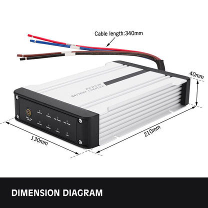 12 Volt Direct DC to DC Battery Charger MPPT LiFePO4 Lithium Compatible Solar Compatible