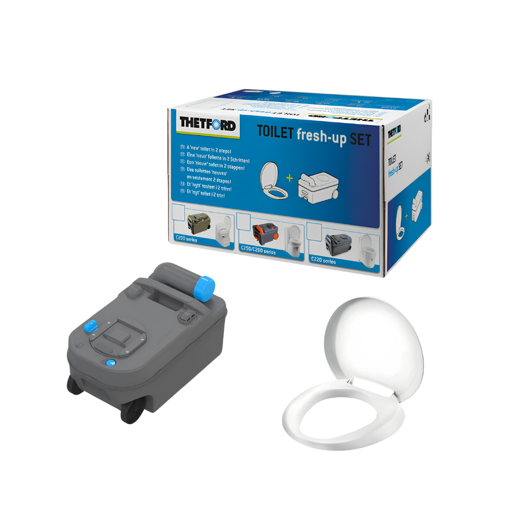 Thetford C220 Toilet Fresh-Up Set - Holding Tank & Seat