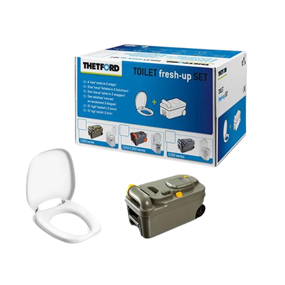 Thetford C200 Toilet Fresh-Up Set - Holding Tank & Seat
