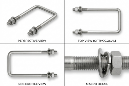 Front U-BOLT | Stainless Steel - UBT001-C