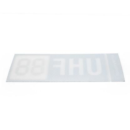 Customisable UHF Channel Sticker