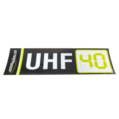 Customisable UHF Channel Sticker