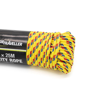 Utility Rope 6mm x 25m - Yellow