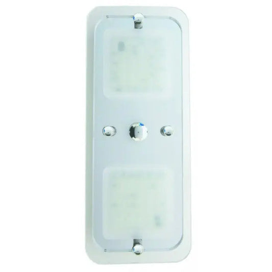 Camec Crystal LED Square 2 Section - 48 White 4 Blue & Push Button