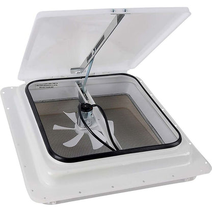 Jensen - Roof Vent - White 355mm X 355mm {With 12v Fan}