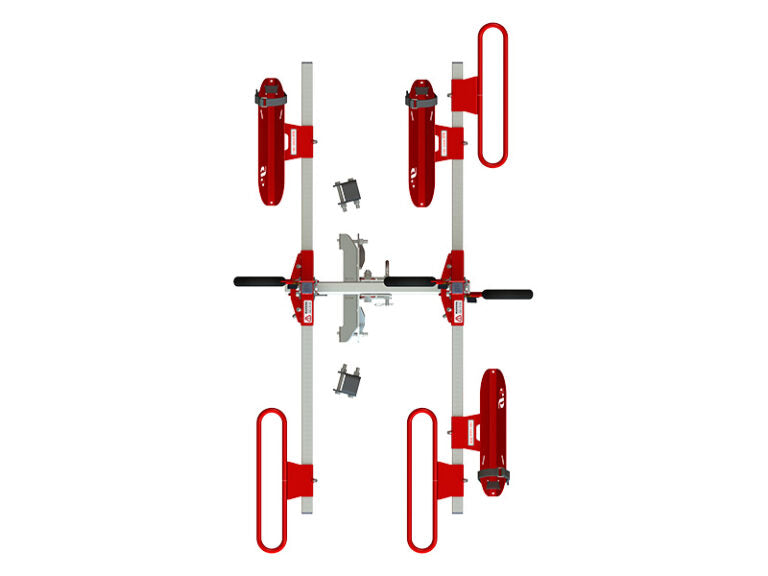 Grip Sport Caravan Bike Rack (3-Bike) {Tilting} [With Universal Cross Member - UCM]