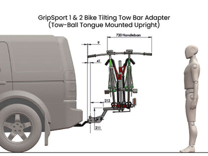 Van-Rack Towbar Adapter