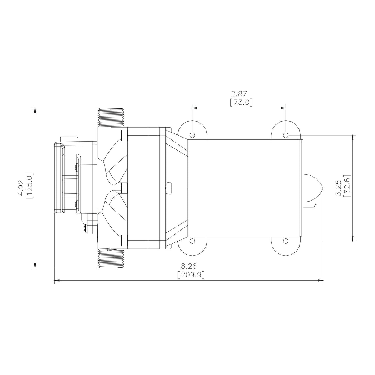 Aussie Traveller 12V RV Water Pump - 11.3LPM