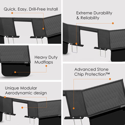 D-Flector Monster Tool Box Double Angled Stone Guard