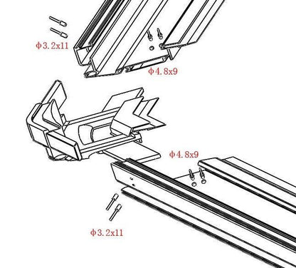 Pop Top Roof Surround Top Corners