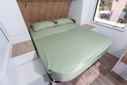 Roaming Caravan Queen Cotton Sateen Sheet Set