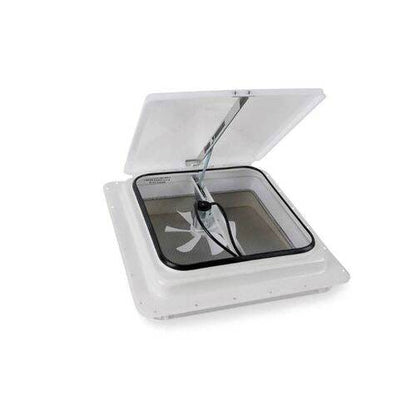 Jensen - Roof Vent - White 355mm X 355mm {With 12v Fan}