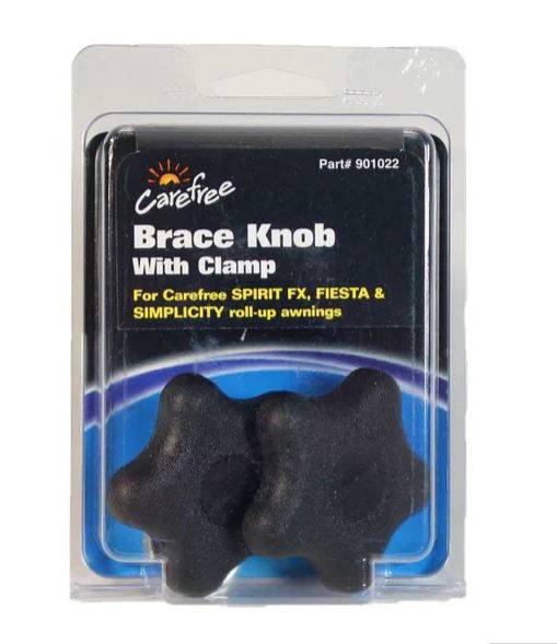 Carefree - Pair Of Locking Knob - Black