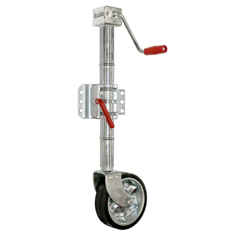 Alko Jockey Wheel - 8" Jockey Wheel Extra Long Side Wind With Clamp