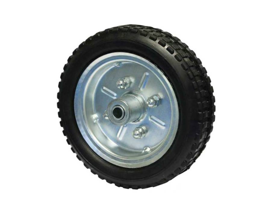 Alko Jockey Wheel - Solid Rubber Jockey Wheel W Steel Rim 250mm