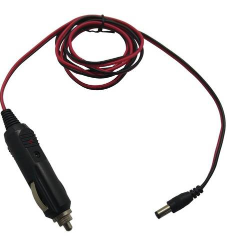 Cigarette Lighter 1.5m Cable 3amp Dc Plug & Lead Black