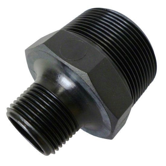 Poly Threaded Nipple 40 X 25mm