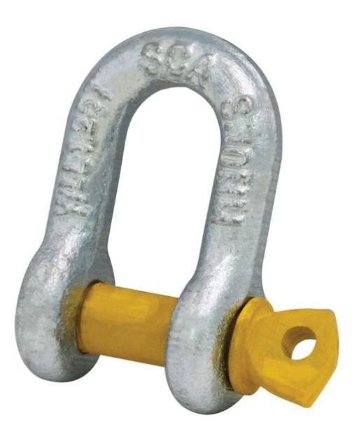 D-shackle 10mm Small Rated 1t