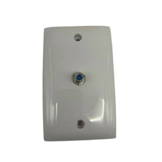 One F Female Outlet And Input, Fully Screened